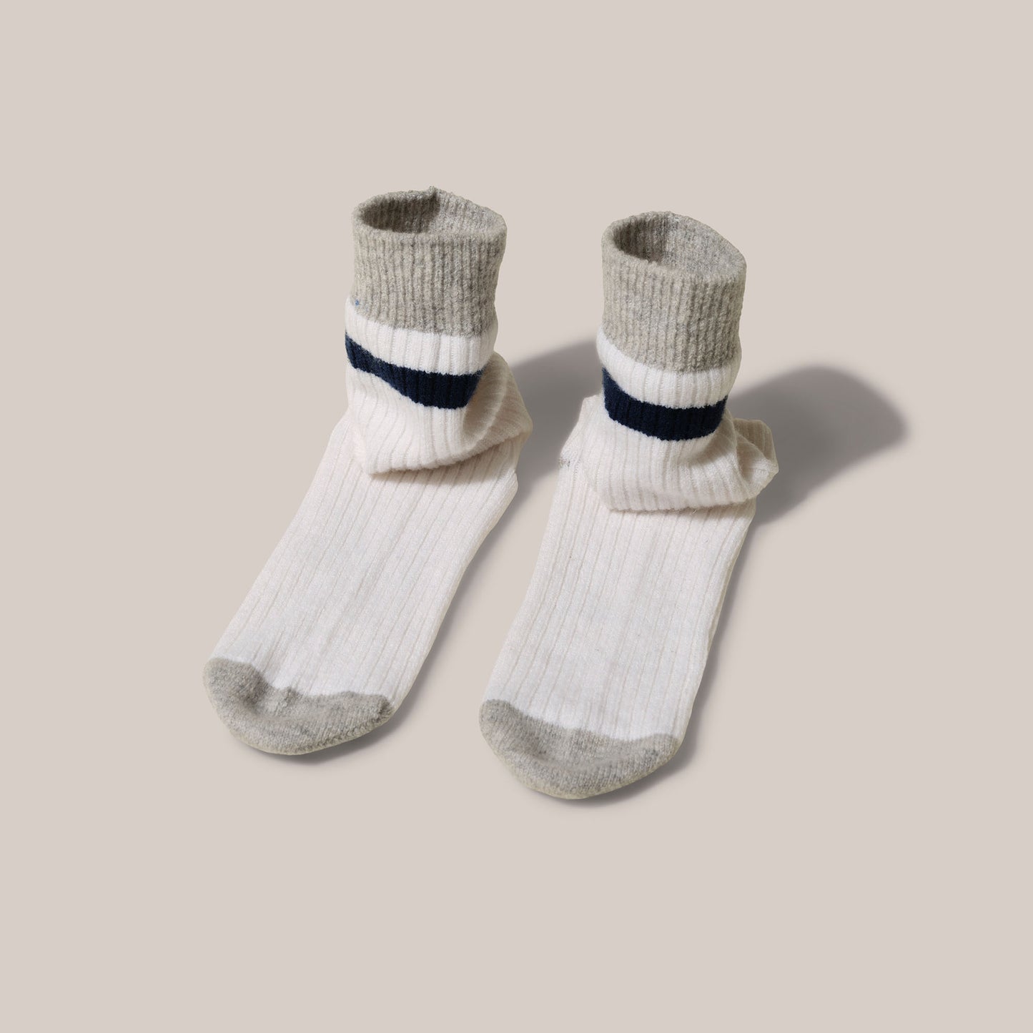 Cashmere Hospital Socks Buttermilk