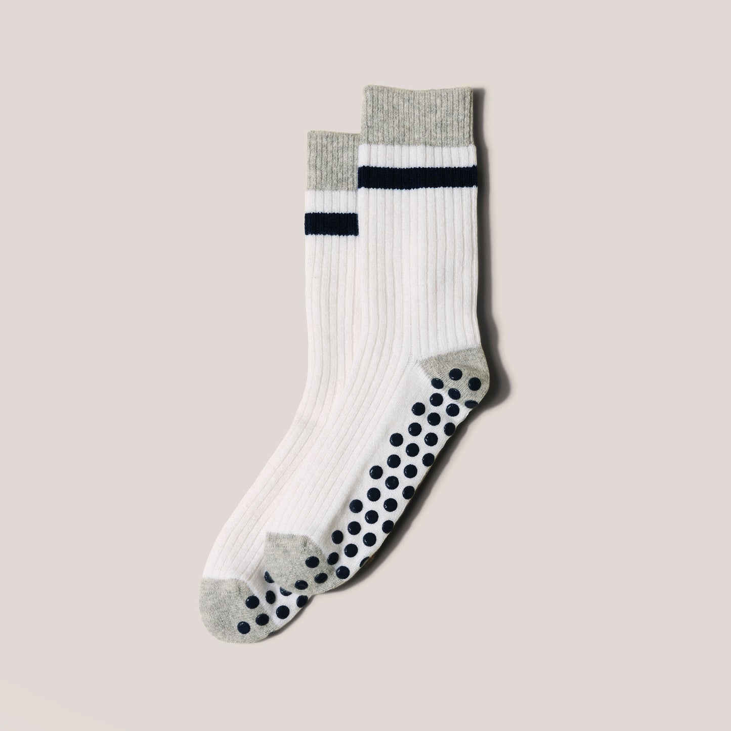Cashmere Hospital Socks Buttermilk