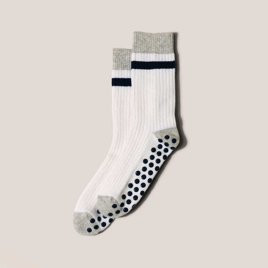 Cashmere Hospital Socks Buttermilk