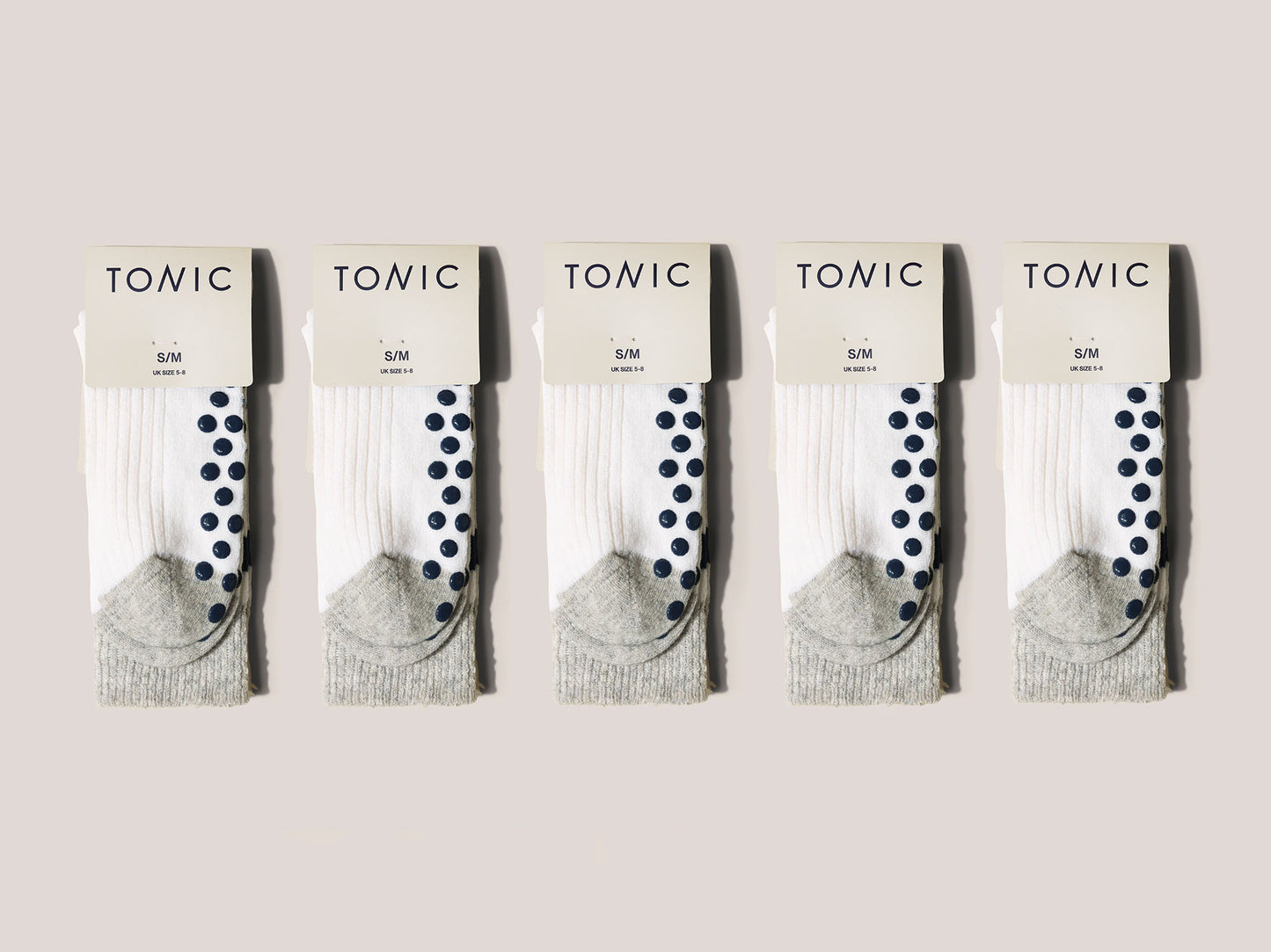 Cashmere Hospital Socks Buttermilk
