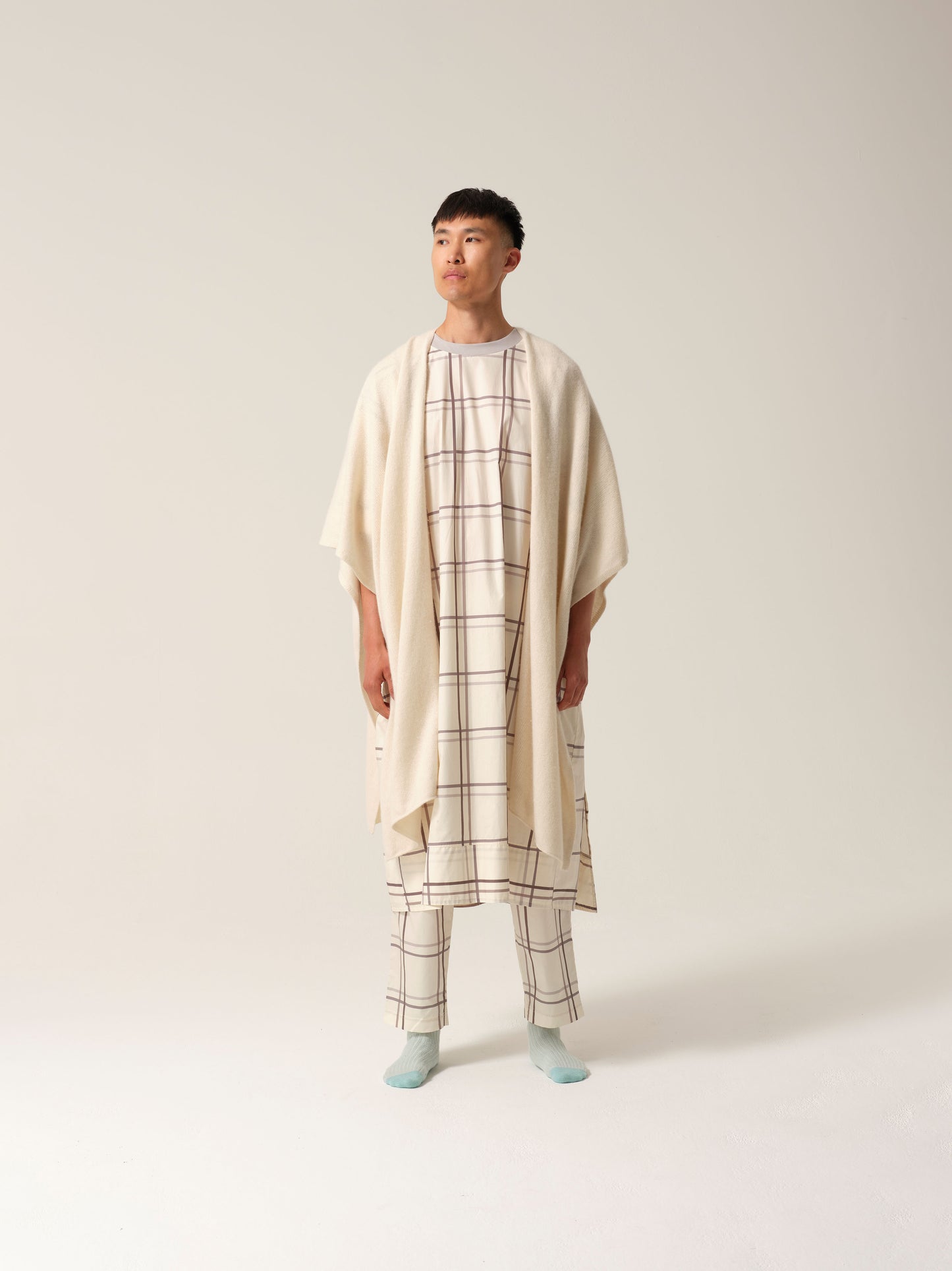 Cashmere Recuperation Shawl Ivory