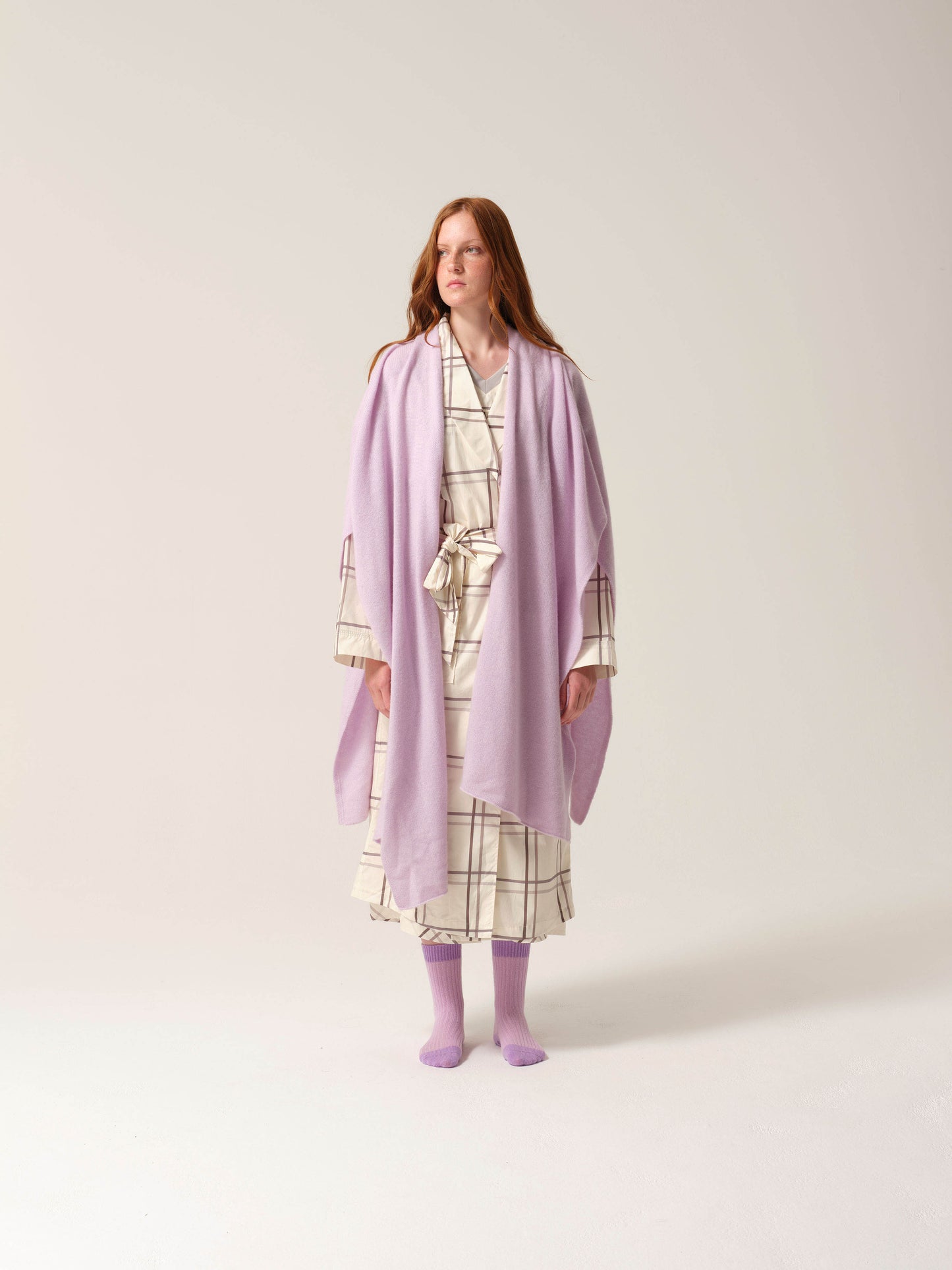 Cashmere Recuperation Shawl Lilac