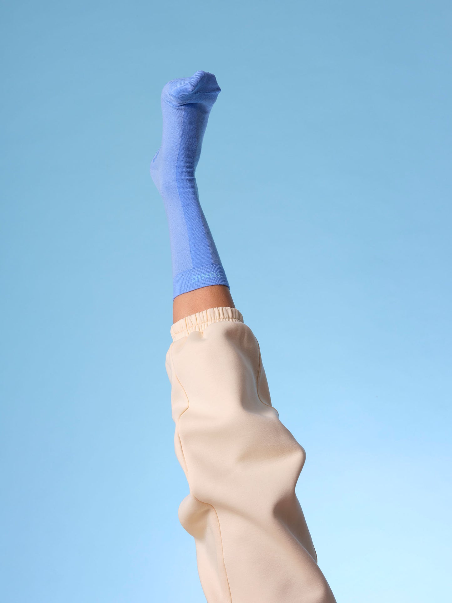 Colour Pop Hospital Socks Cornflower Blue