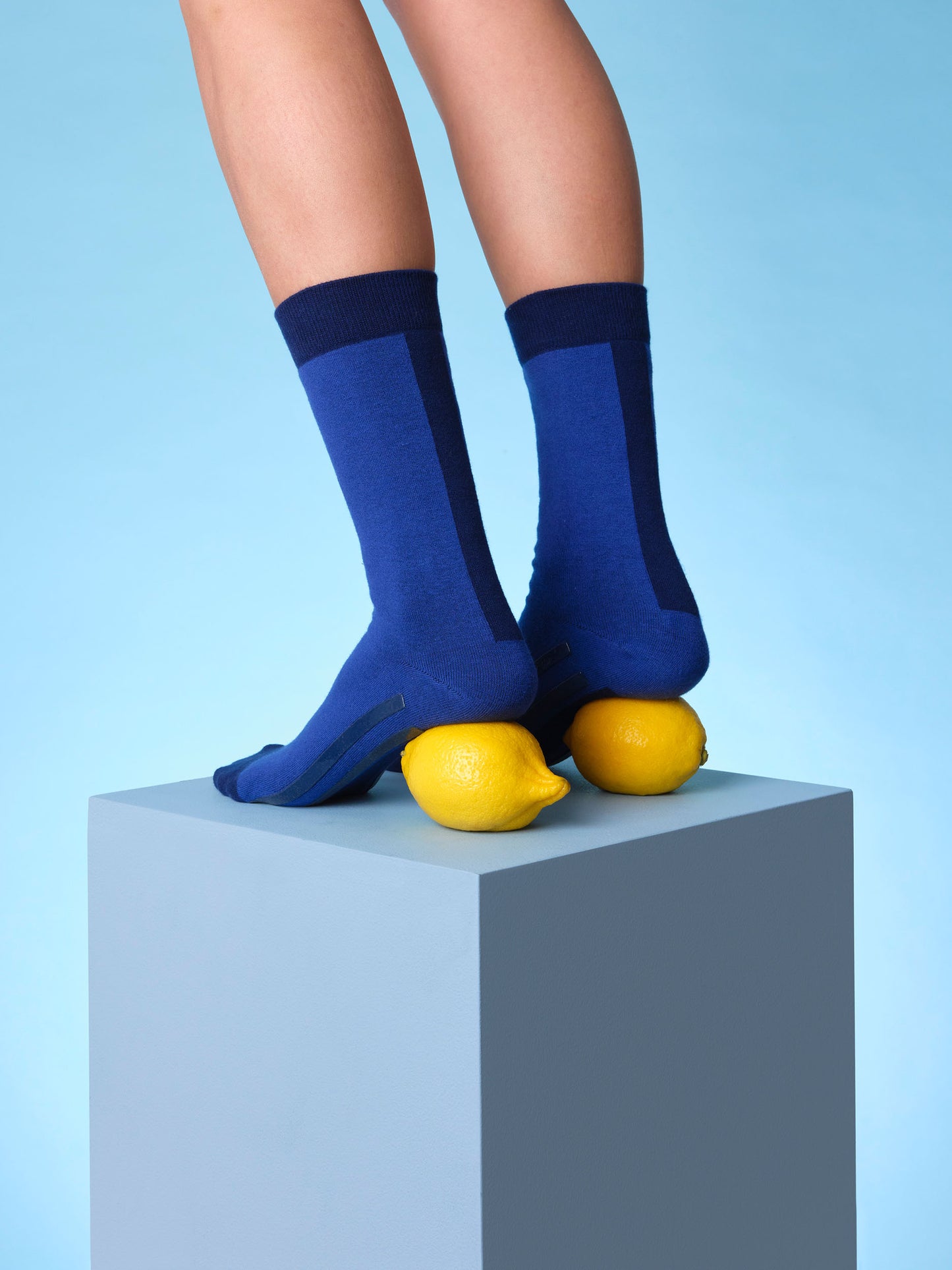 Colour Pop Hospital Socks Navy