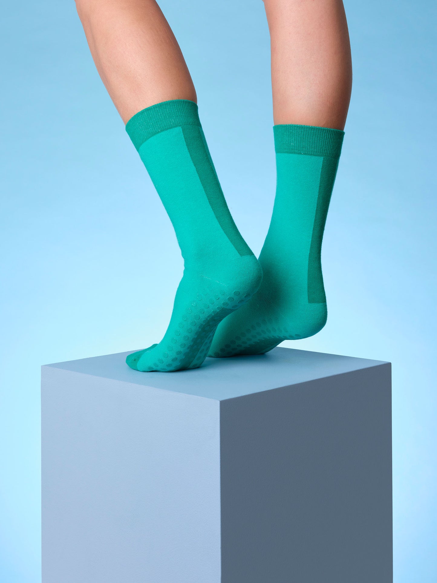 Colour Pop Hospital Socks Teal Green