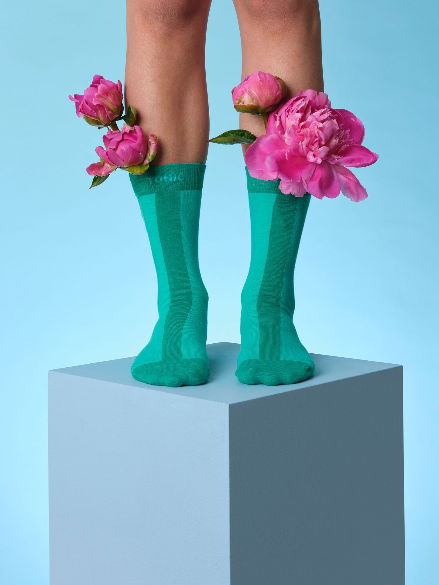 Colour Pop Hospital Socks Teal Green