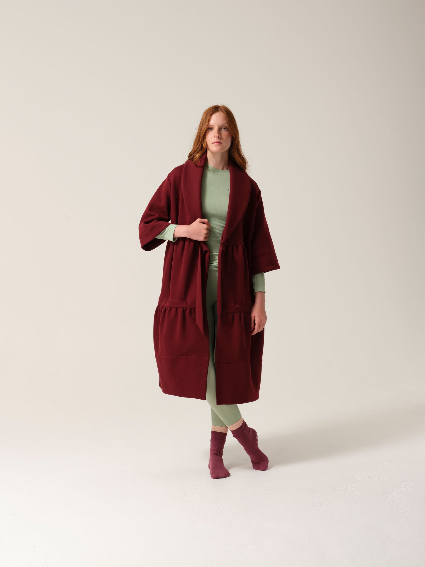 Womens Magic Pocket Drain Robe® Burgundy