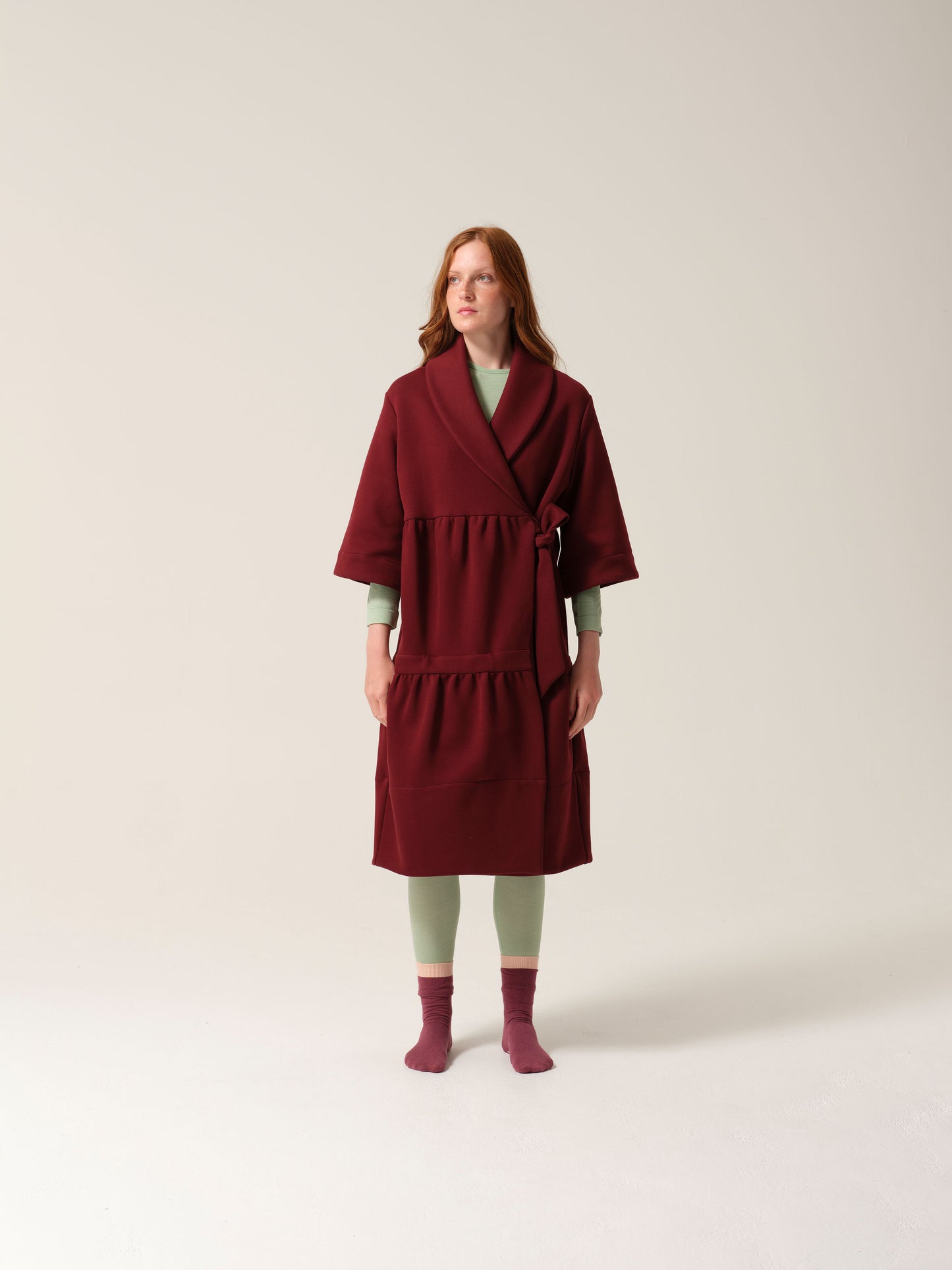 Womens Magic Pocket Drain Robe® Burgundy