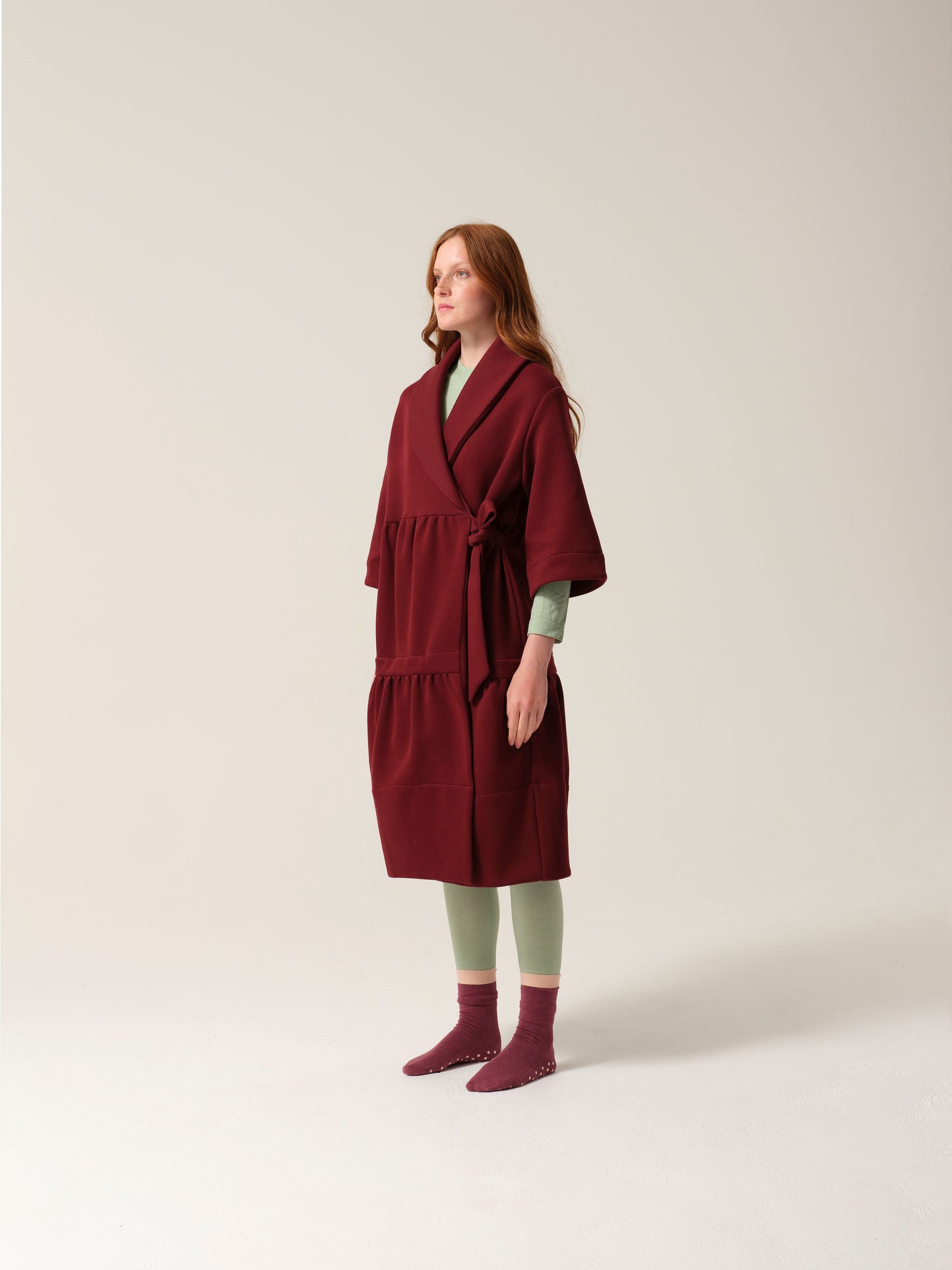 Womens Magic Pocket Drain Robe® Burgundy