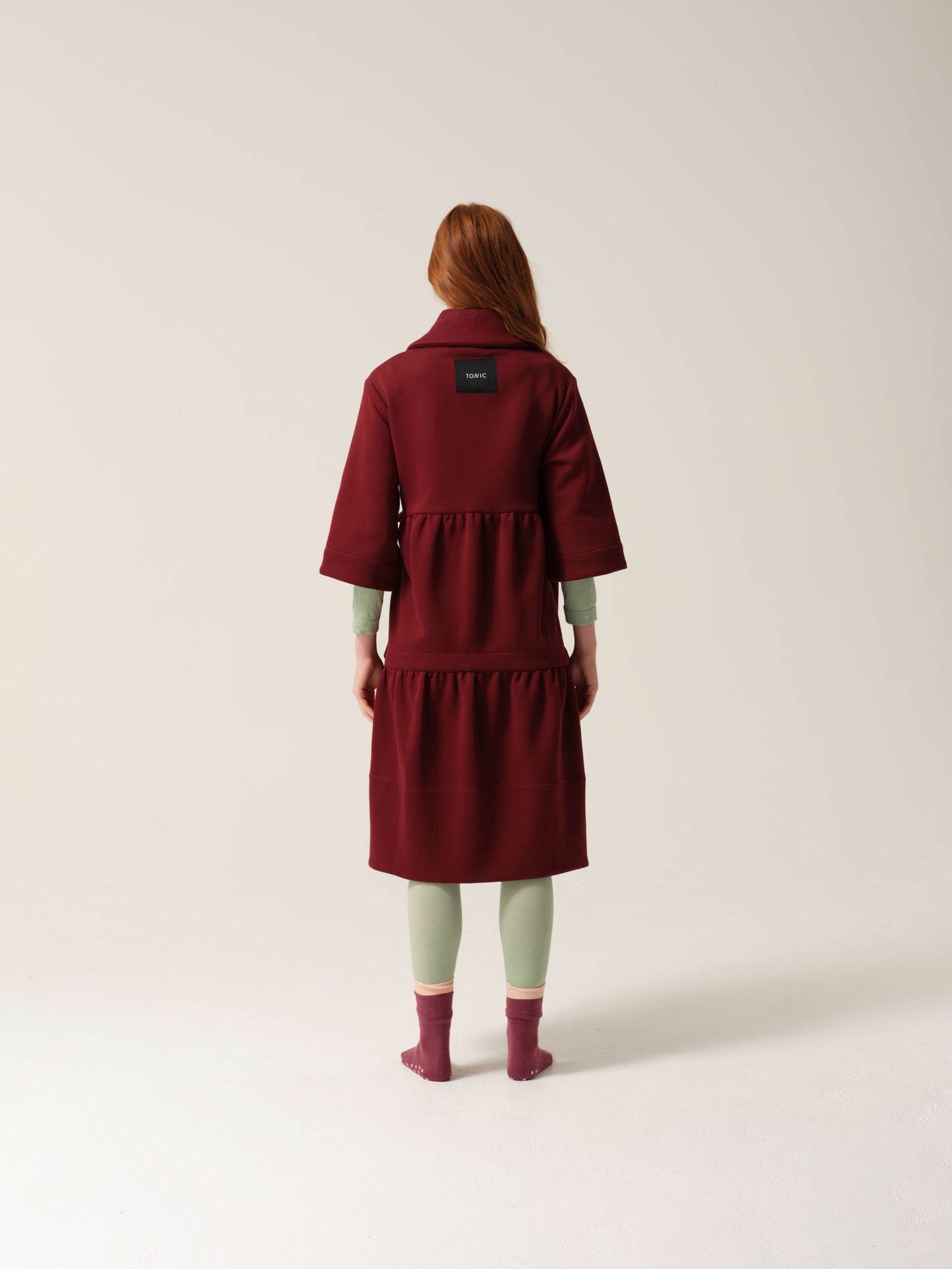 Womens Magic Pocket Drain Robe® Burgundy