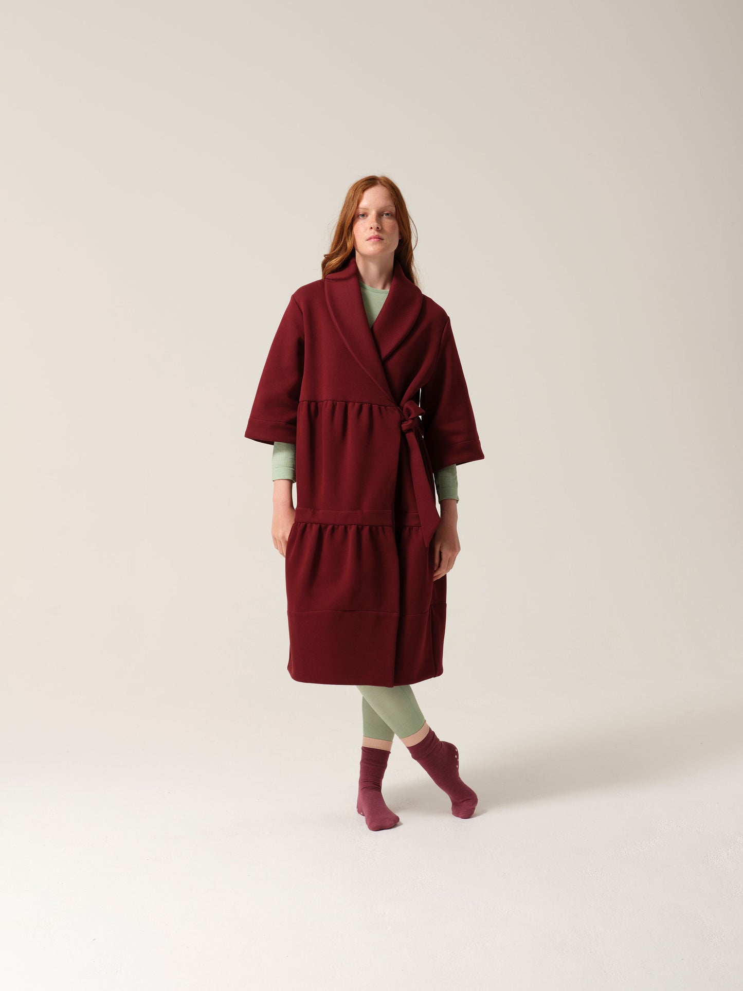 Womens Magic Pocket Drain Robe® Burgundy