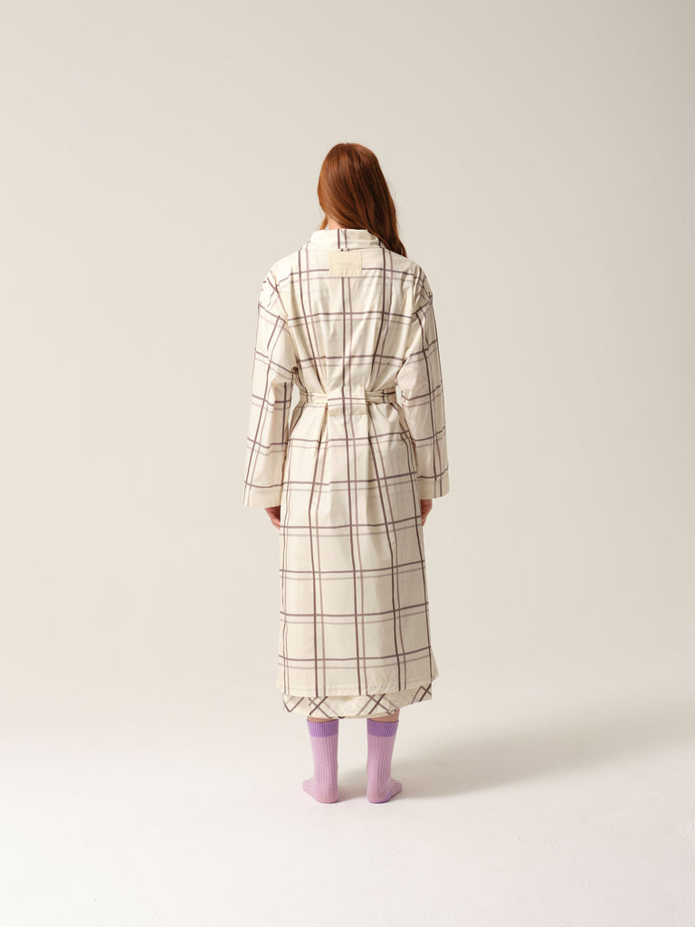 Womens Hush Dressing Gown Silver Linings
