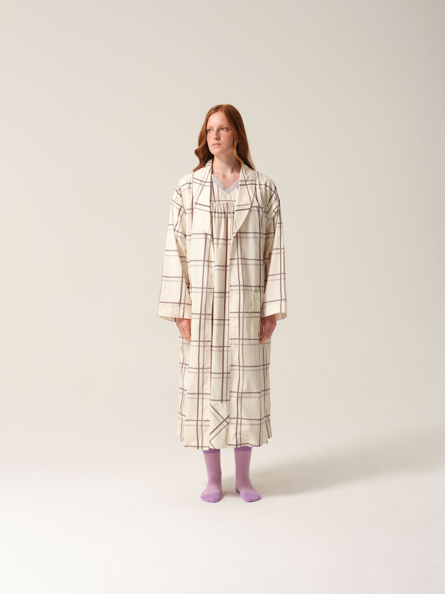 Womens Hush Dressing Gown Silver Linings