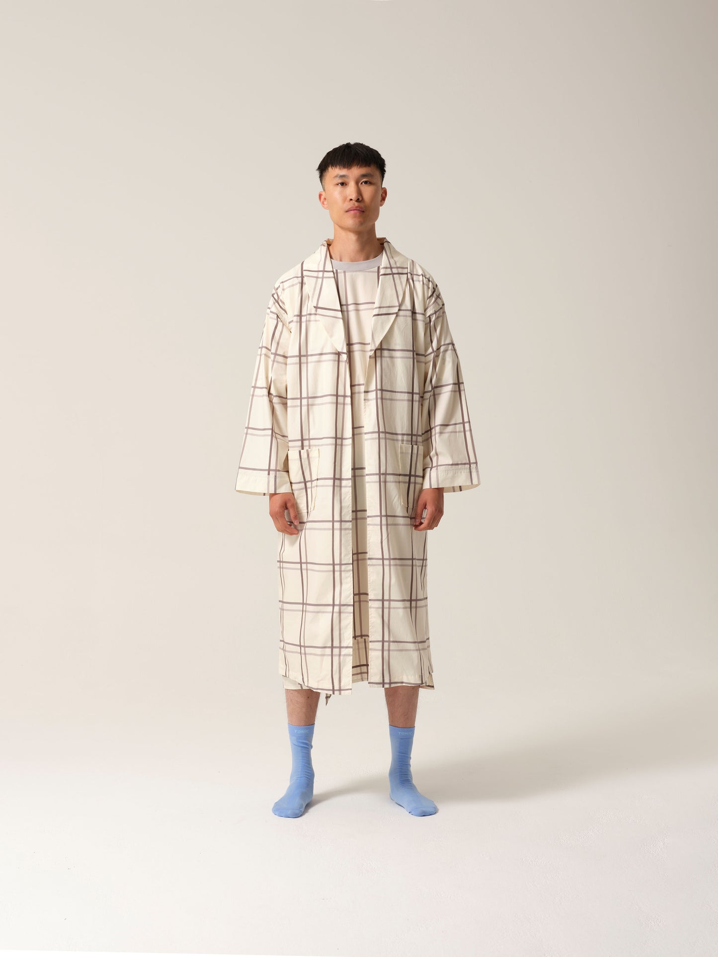 Mens Hush Dressing Gown Silver Linings