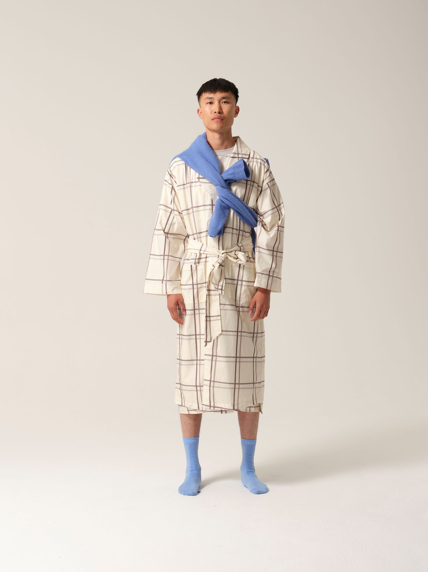 Mens Hush Dressing Gown Silver Linings