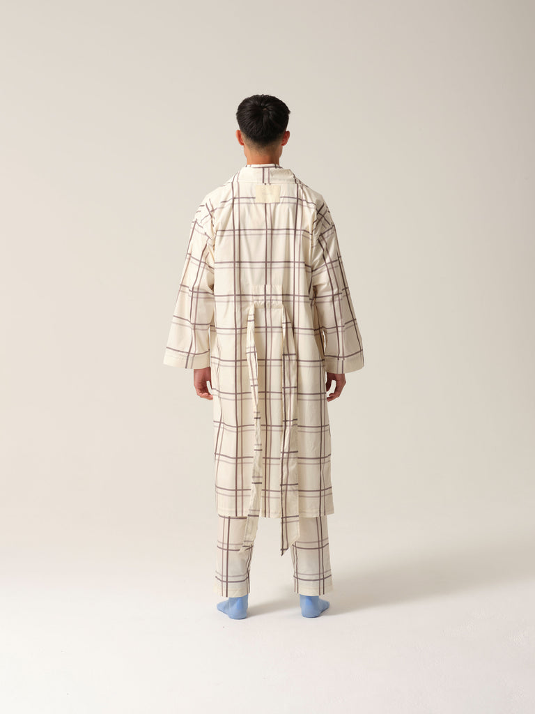 Mens Hush Dressing Gown Silver Linings