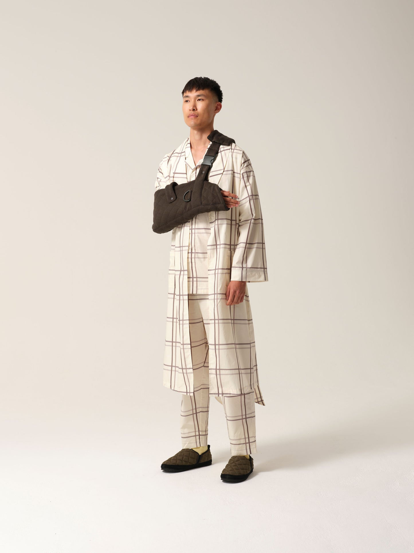 Mens Hush Dressing Gown Silver Linings