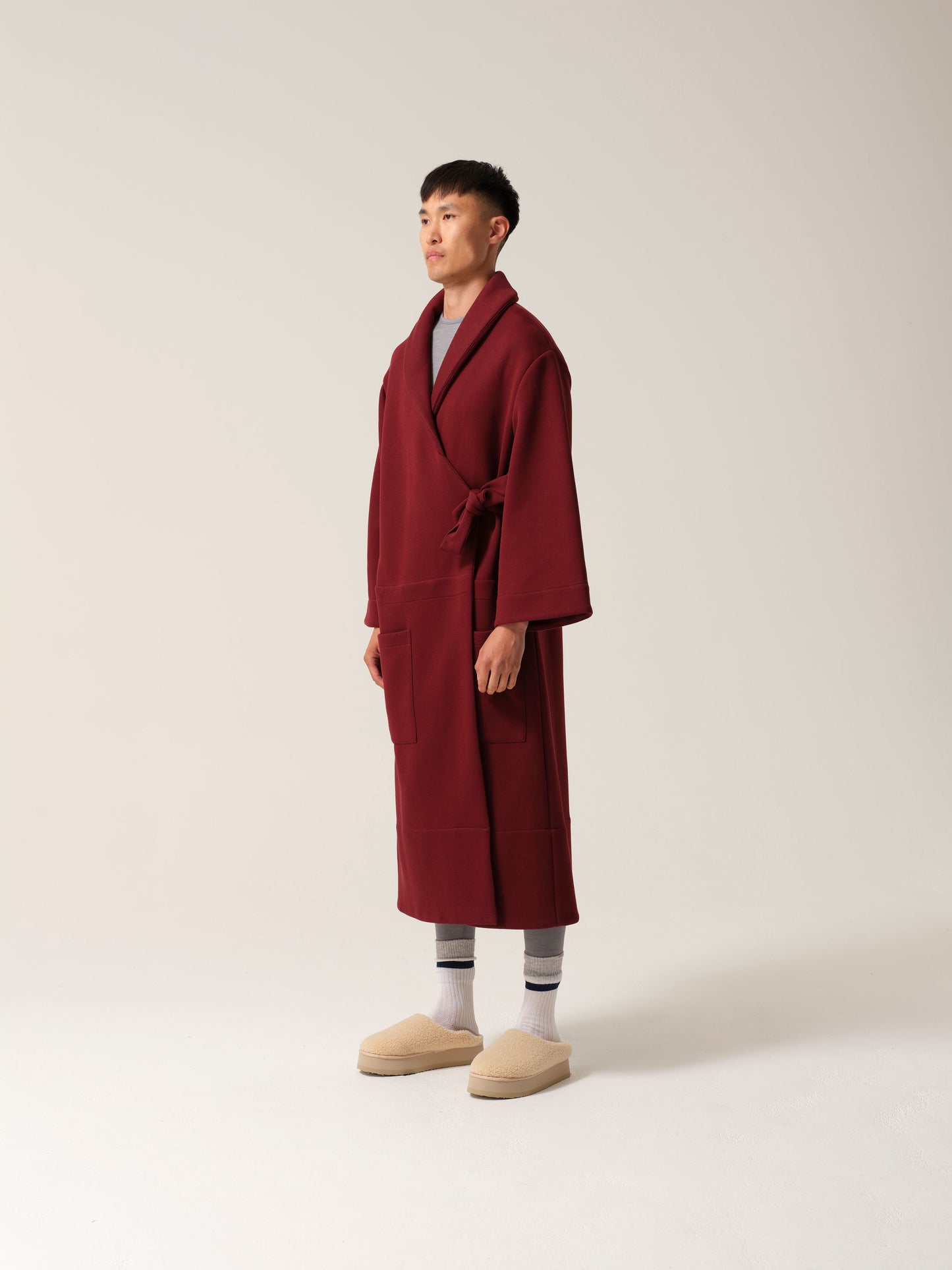 Mens Magic Pocket Drain Robe® Burgundy