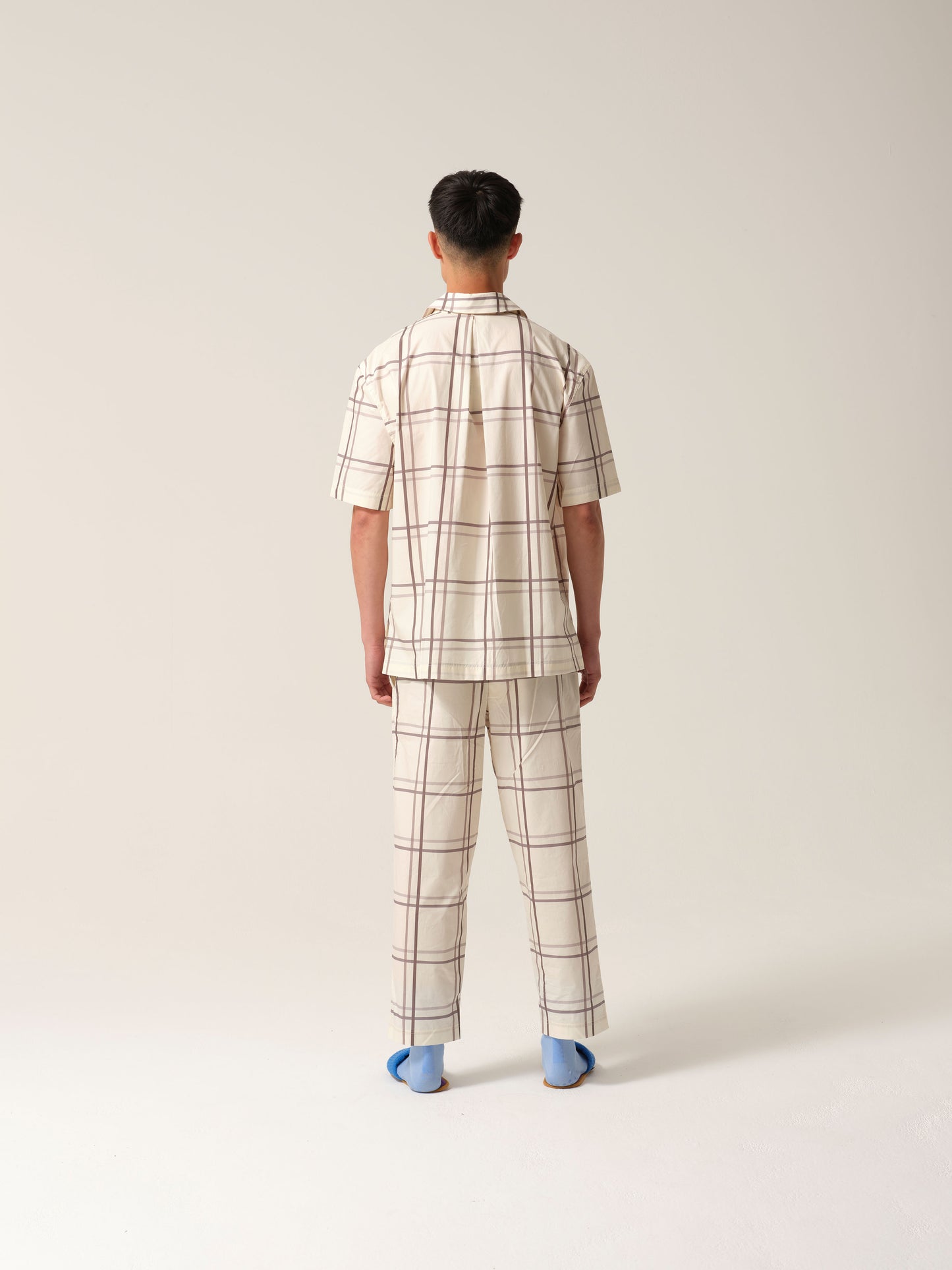 Mens Noah Long PJs Silver Linings