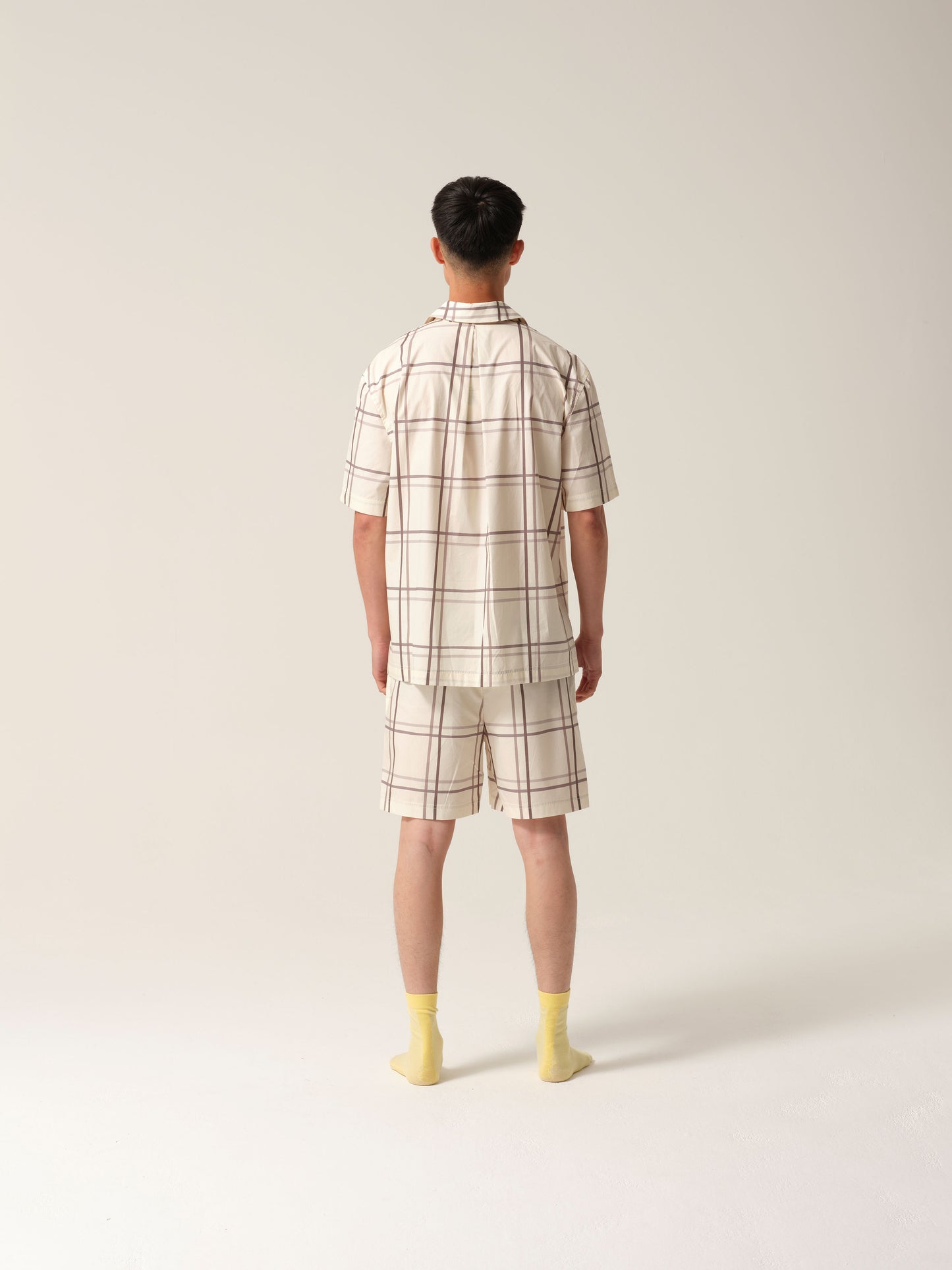Mens Riley Short PJs Silver Linings