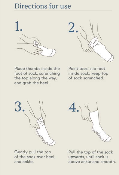 Cashmere Hospital Socks Buttermilk