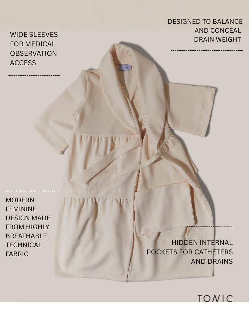 Womens Magic Pocket Drain Robe® Buttermilk