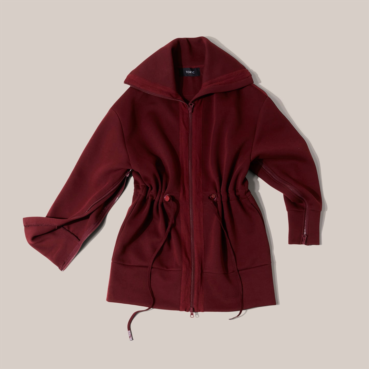 Womens Testing 1-2-3 Tracksuit Burgundy