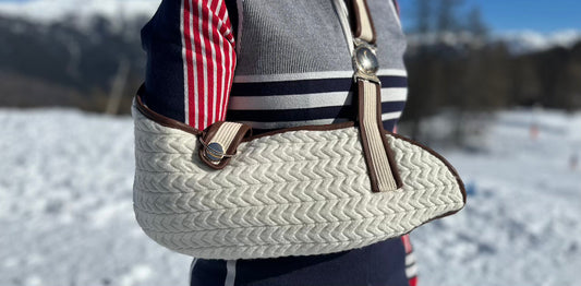 Falling With Style: Apres Ski Arm Slings