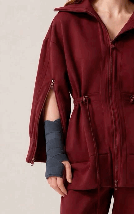 Womens Testing 1-2-3 Tracksuit Burgundy