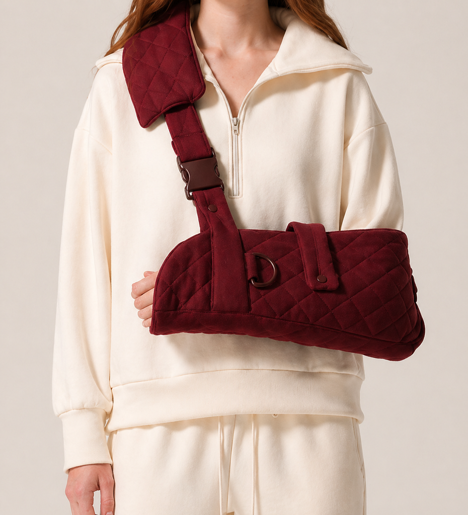Womens Quilted Arm Sling® Burgundy