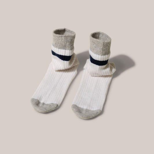 Cashmere Hospital Socks Buttermilk