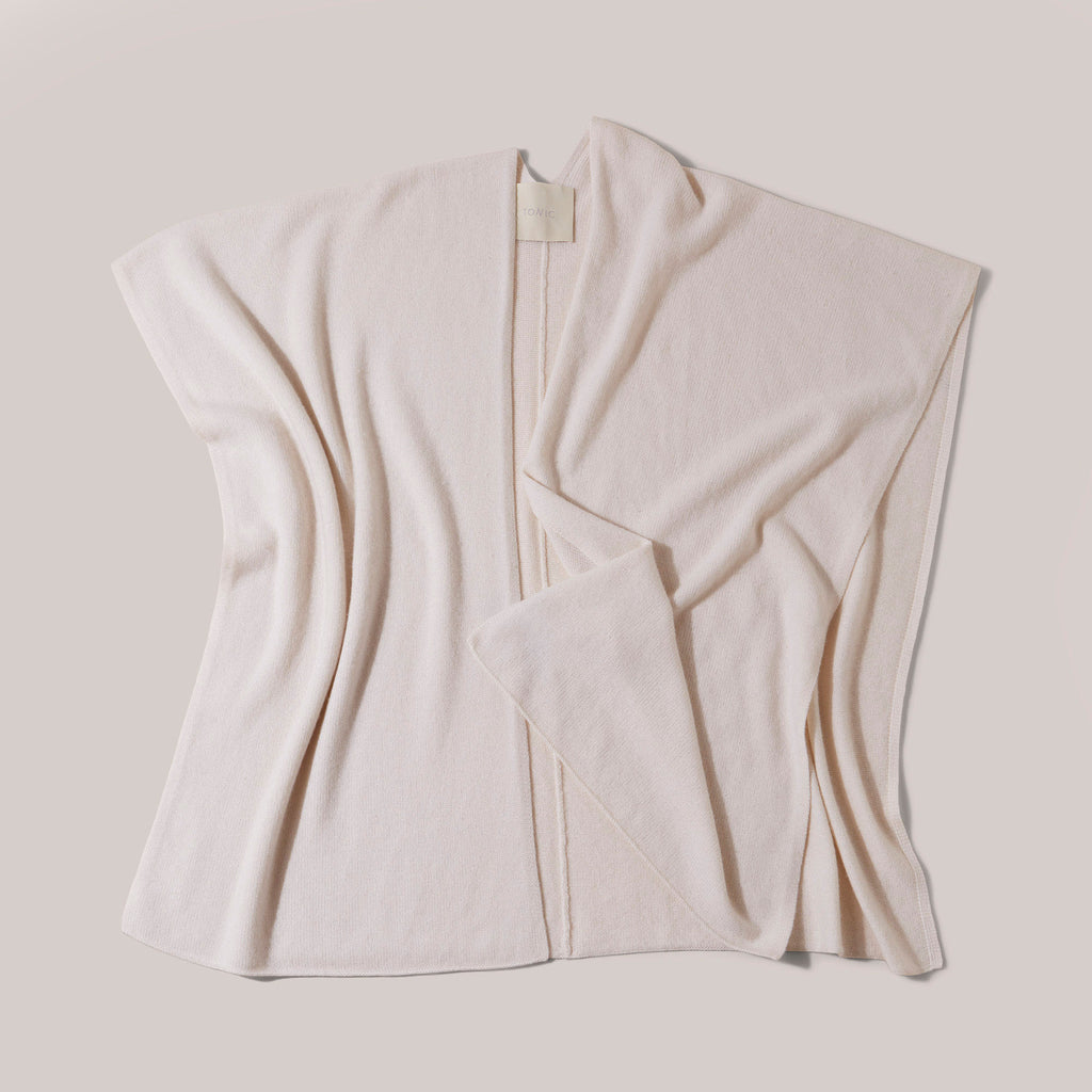 Cashmere Recuperation Shawl Ivory
