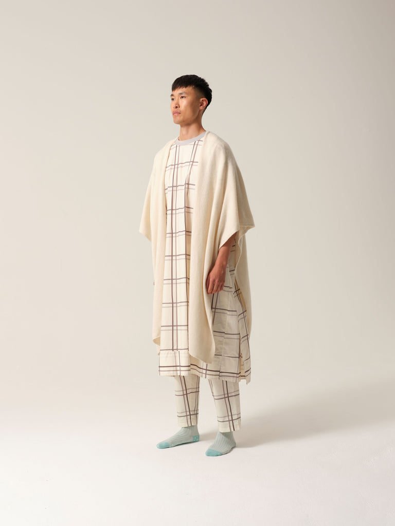 Cashmere Recuperation Shawl Ivory