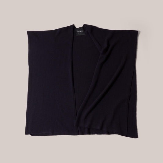 Cashmere Recuperation Shawl Navy