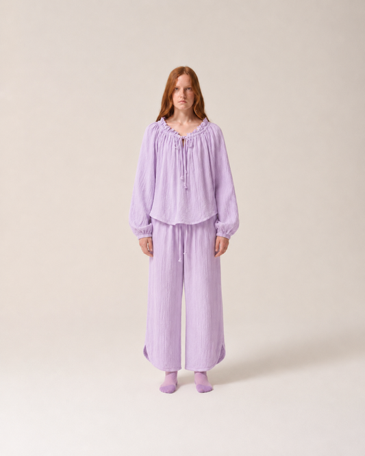 Post Op PJs Lilac