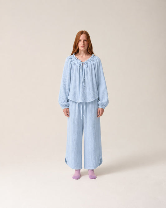 Post Op PJs Cornflower Blue