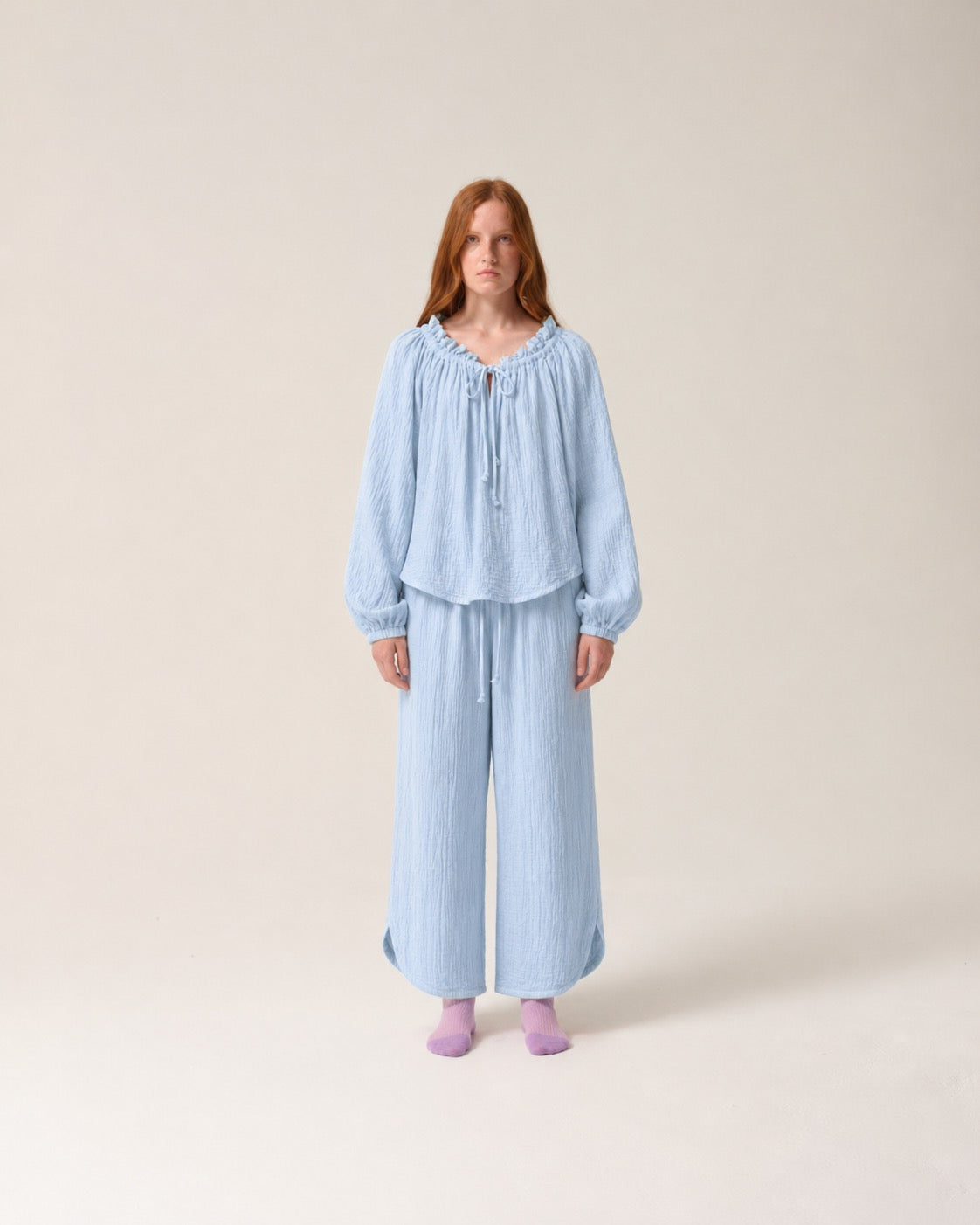 Post Op PJs Cornflower Blue