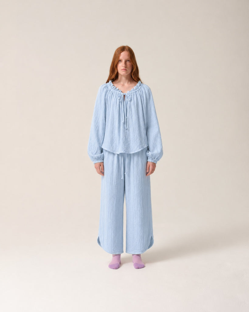 Post Op PJs Cornflower Blue