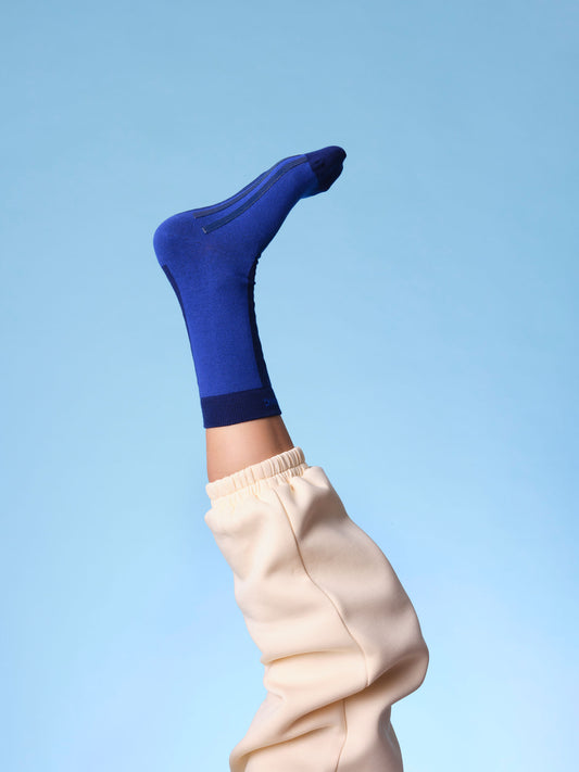 Colour Pop Hospital Socks Navy