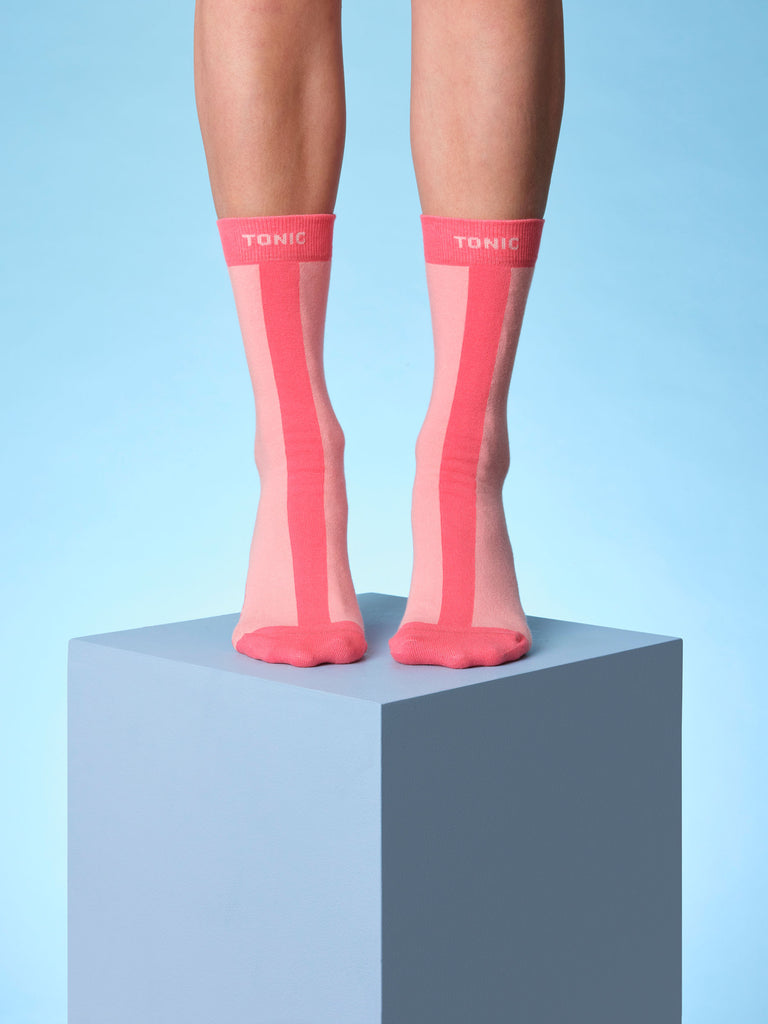 Colour Pop Hospital Socks Pink