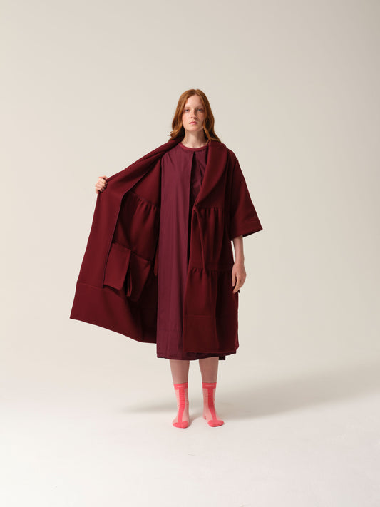 Womens Magic Pocket Drain Robe® Burgundy