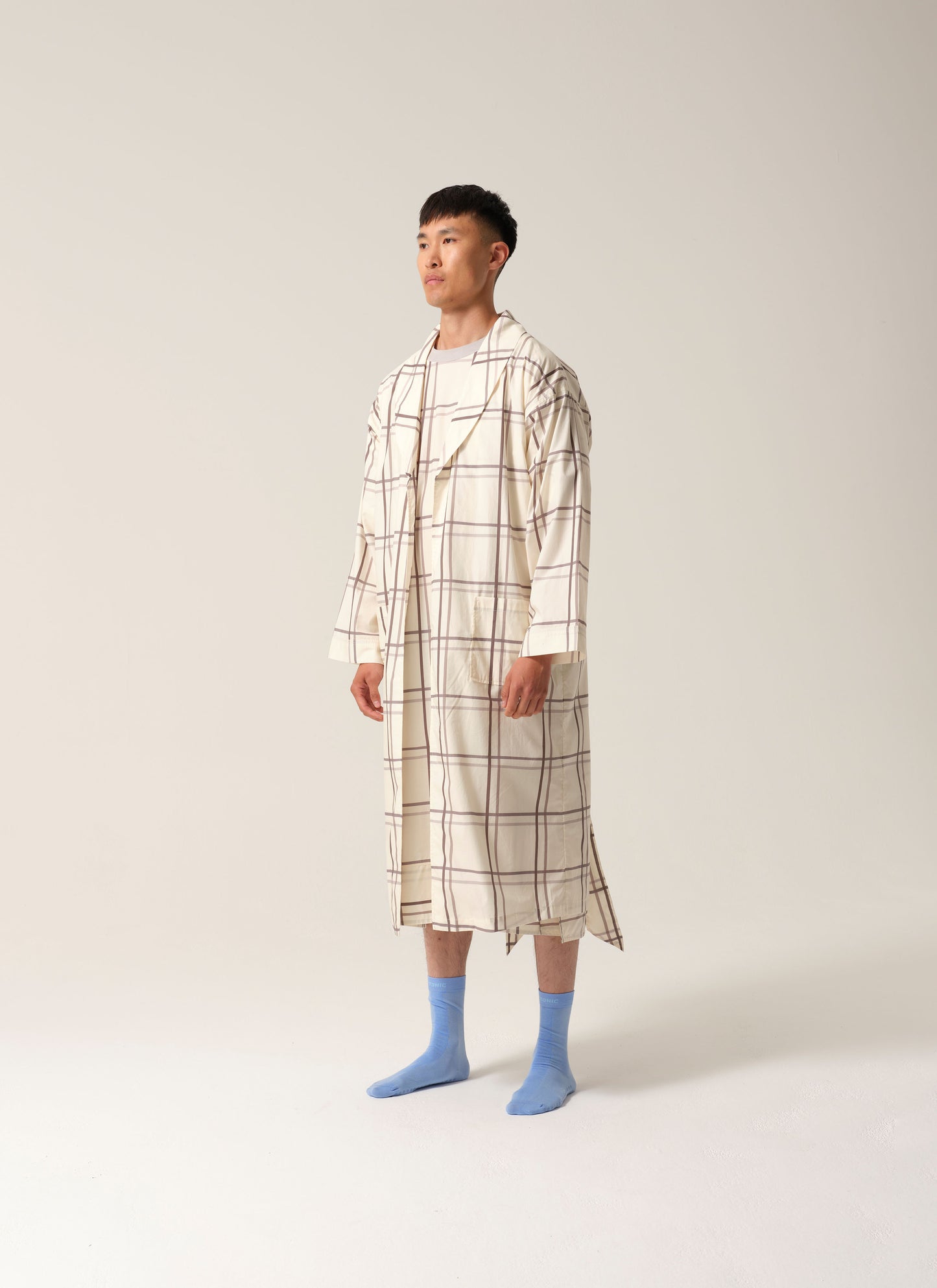 Mens Hush Dressing Gown Silver Linings