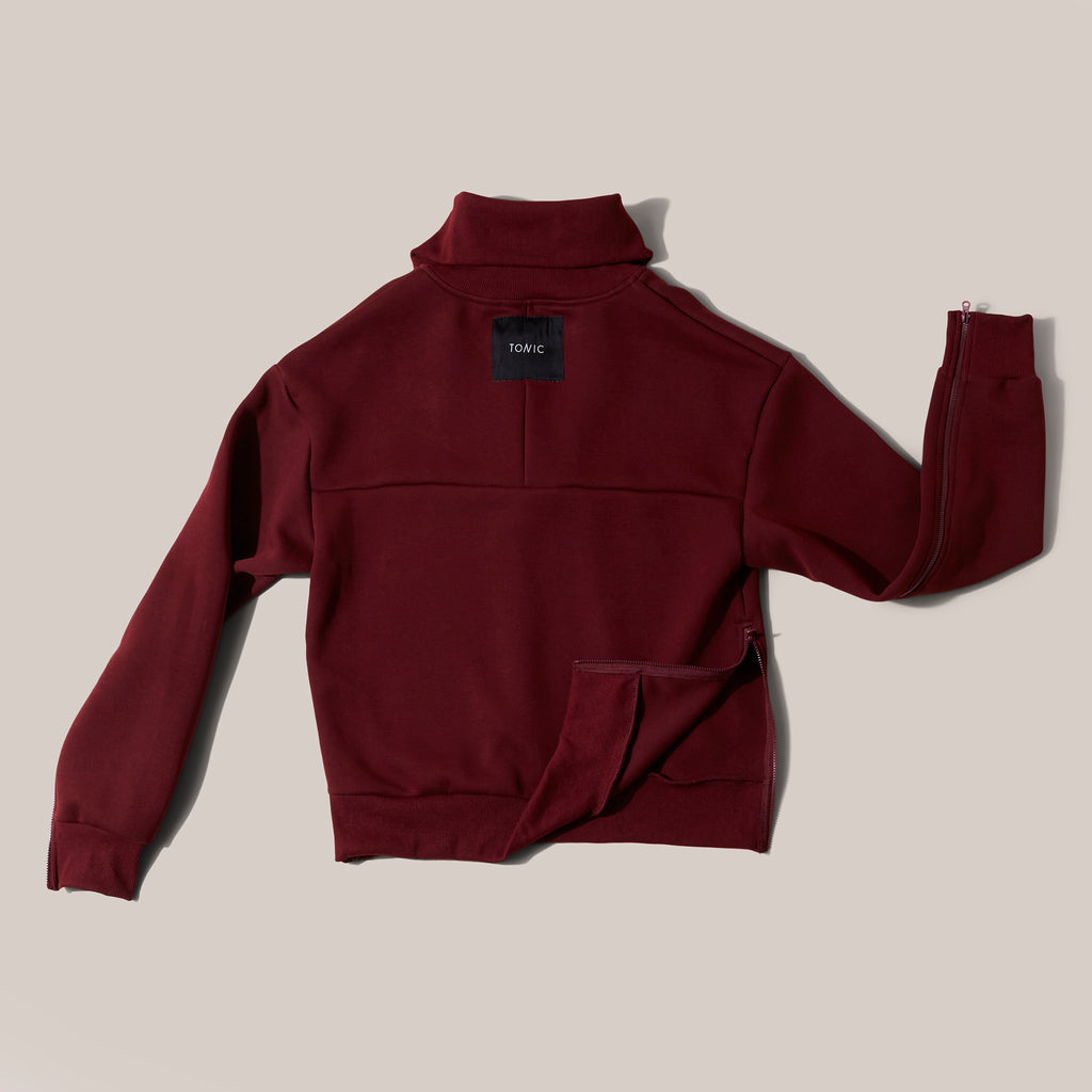 Longevity Tracksuit Burgundy