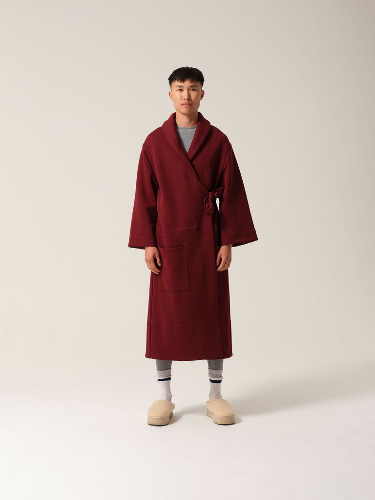 Mens Magic Pocket Drain Robe® Burgundy