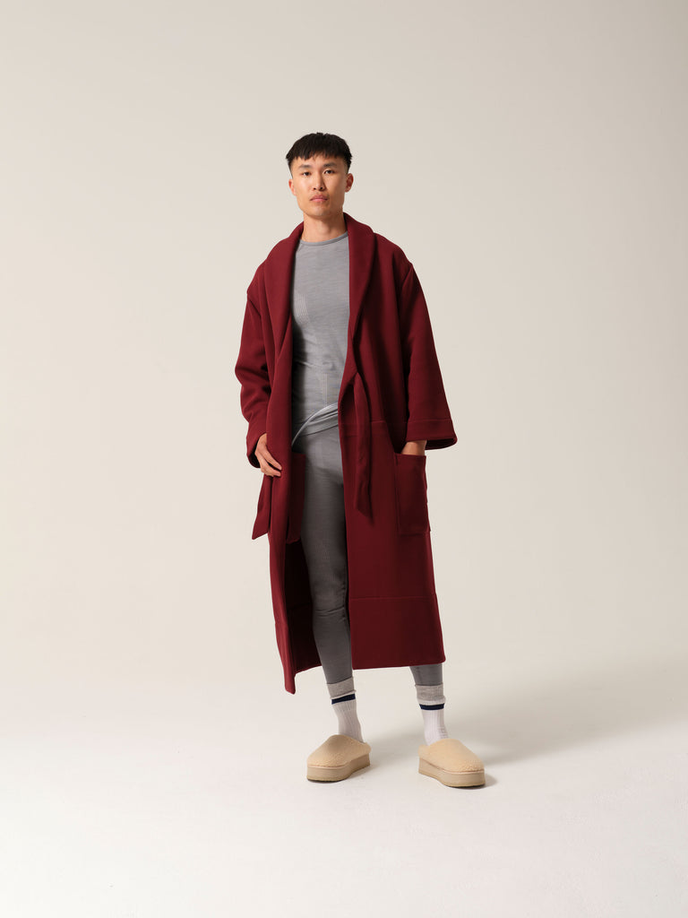 Mens Magic Pocket Drain Robe® Burgundy