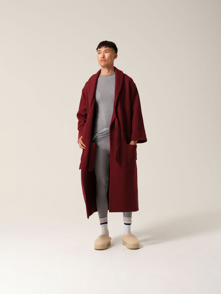 Mens Magic Pocket Drain Robe® Burgundy