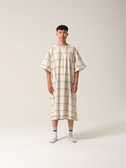 Mens Beam Hospital Gown Silver Linings