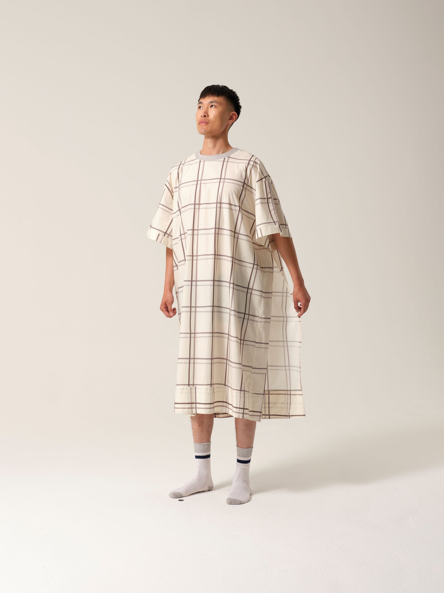 Mens T-shirt Hospital Gown Silver Linings