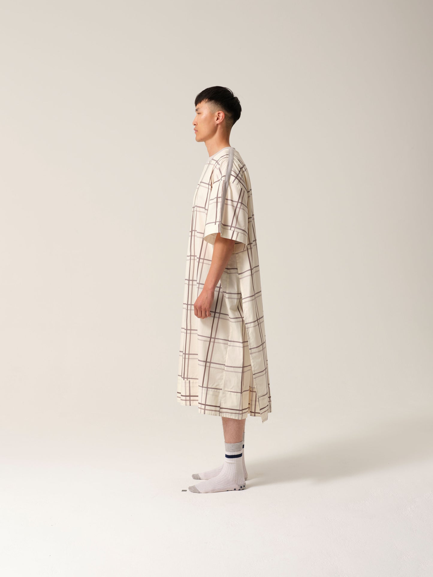 Mens T-shirt Hospital Gown Silver Linings