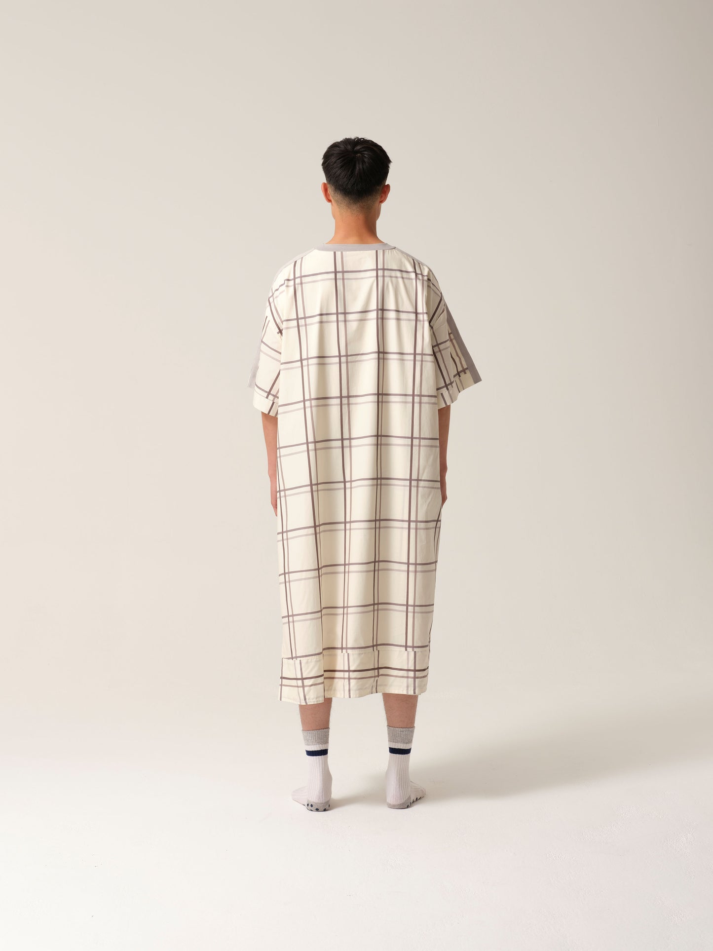 Mens T-shirt Hospital Gown Silver Linings